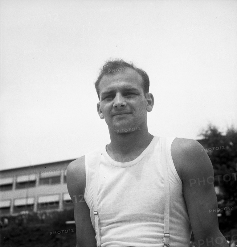 Melchior Thalmann, athlete ca. 1950