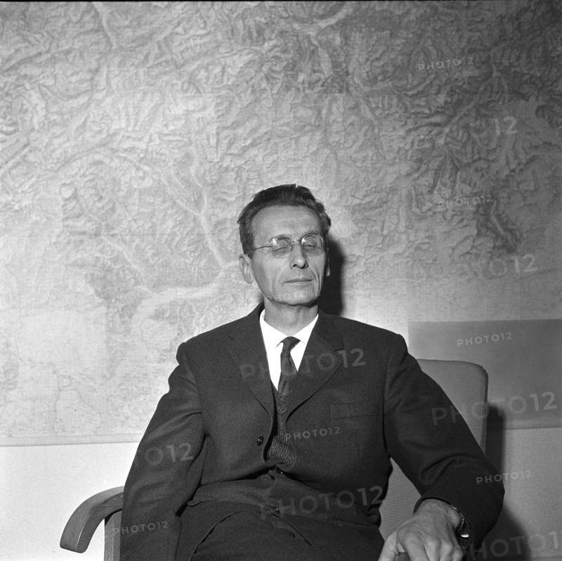 Pietro Mona, president of the federal insurances court, around 1965