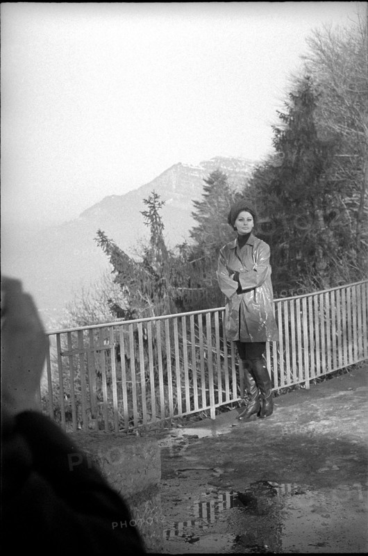 Sophia Loren on the Buergenstock 1959.