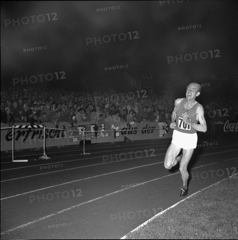 EC in Berne 1954, finals 10'000m: Emil Zatopek.