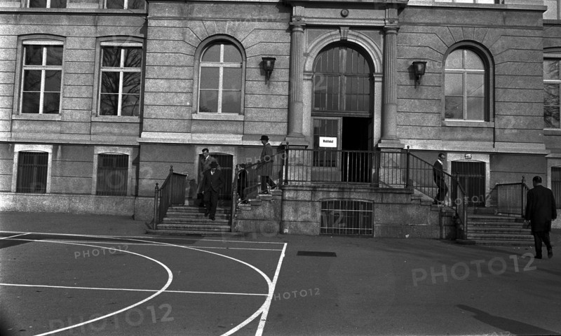 Polling station in Zurich, 1966.