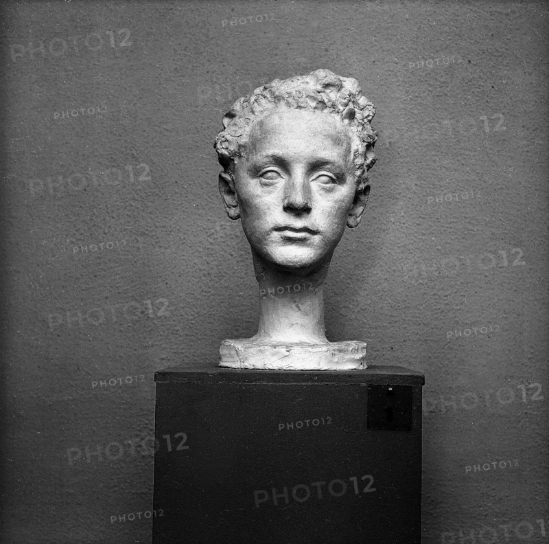 Alberto Giacometti, exhibition at Basle Kunsthalle, 1966.