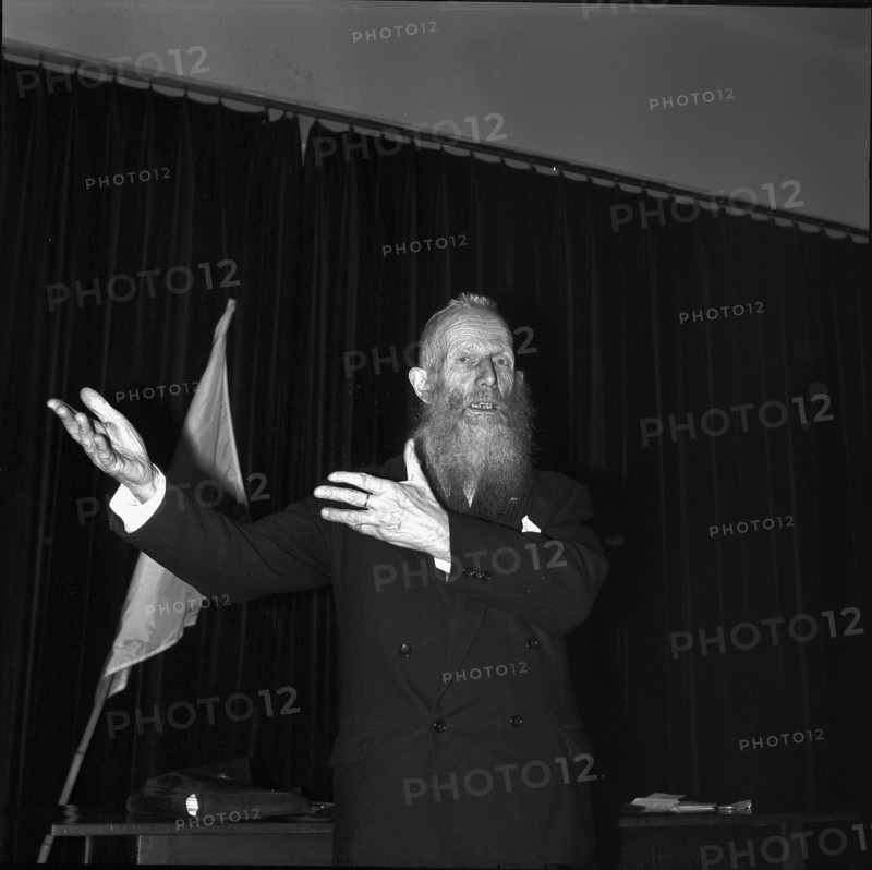 Pacifist Max Daetwyler, Geneva 1965.