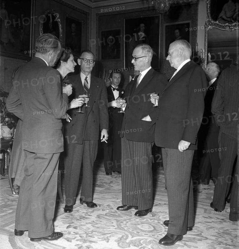 W. Bedell Smith and spouse, duty call, courtesy visit in Berne 1951.