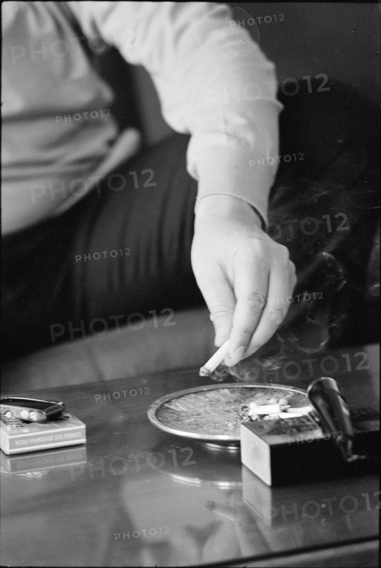 Hands of Mikis Theodorakis, ca. 1968.