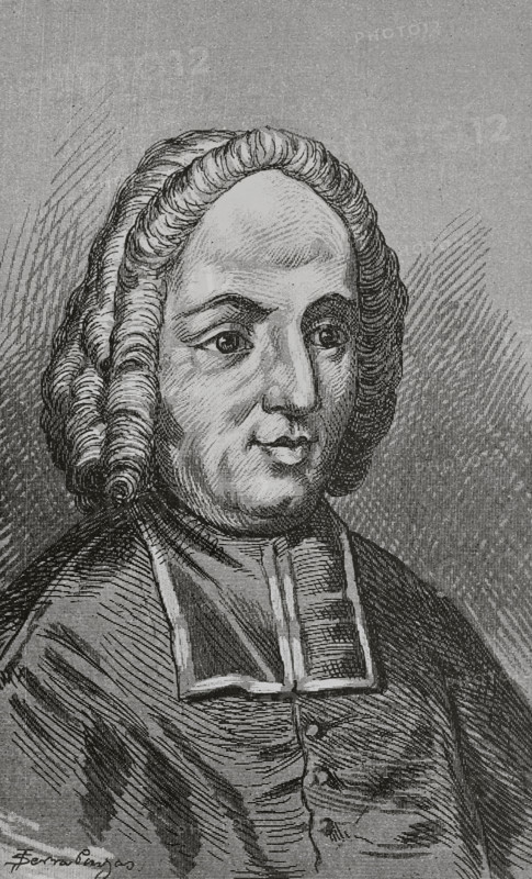 Giulio Alberoni (1664-1752). Italian diplomat, statesman and cardinal of the Catholic Church. Appointed official representative of the Duke of Parma in April 1713. He was the principal adviser to King Philip V of Spain. Portrait. Illustration by Serra Pausas. ""Glorias Espanolas"" (Glories of Spain). Volume IV. Published in Barcelona, 1890.