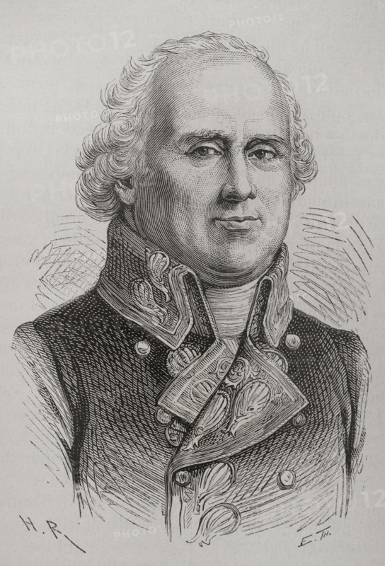 Charles-Francois Lebrun (1739-1824), 1st duc de Plaisance. French statesman. Third Consul of the French Republic (12 December 1799 to 18 May 1804). In 1804 he was appointed Archtreasurer of the Empire by Napoleon Bonaparte. Portrait. Engraving. ""History of the French Revolution"". Volume I, 2nd part, 1879.