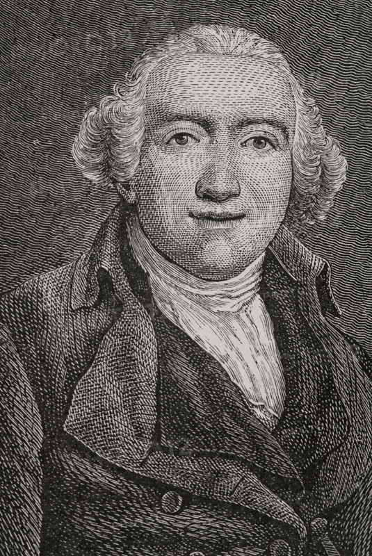 Nicolas Francois de Neufchateau (1750-1828). French statesman, poet, and agricultural scientist. Portrait. Drawing by Rambert. Engraving. ""History of the French Revolution"". Volume I, 2nd part, 1879.