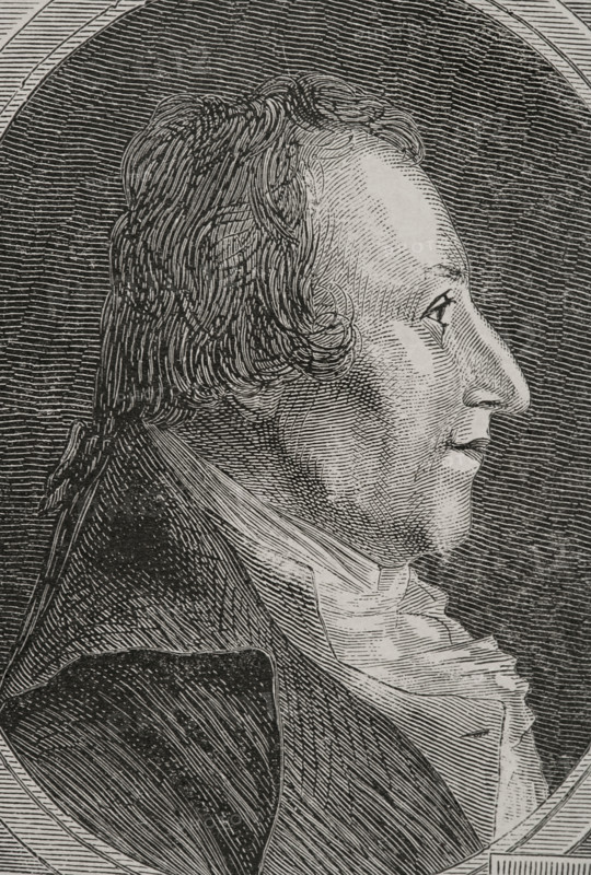 Claude Louis Berthollet (1748-1822). French chemist. Portrait. Engraving. ""History of the French Revolution"". Volume I, 2nd part, 1879.