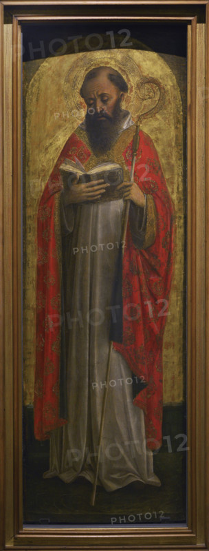 Vincenzo Foppa (1430-1516). Italian painter. St. Theodore, 1470-1475. Tempera and oil on wooden panel. Pinacoteca Castello Sforzesco, Milan, Italy.