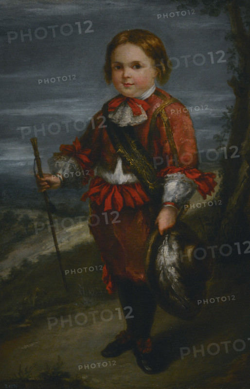 Leonardo Alenza y Nieto (1807-1845). Spanish painter. Portrait of a Boy in the 17th-century Style, ca. 1840. Oil on canvas, 110,4 x 72,8 cm. Prado Museum. Madrid. Spain.