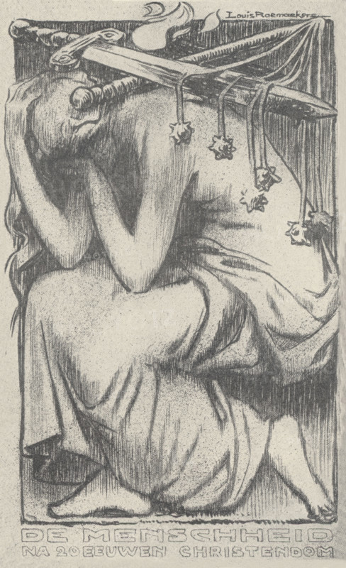 Christendom after Twenty Centuries – By far the most famous artist and cartoonist created by the War was Louis Raemaekers. Being a citizen of Holland, he was nominally a neutral, though his mother was of German birth. His earlier war-cartoons contained criticism of England as well as of Germany; but intense sympathy for Belgium gradually made him an impassioned supporter of the Allies’ cause. Germany made every possible effort to suppress the Raemarkers cartoons, realizing with what mighty force they were blazoning her shame before the world.