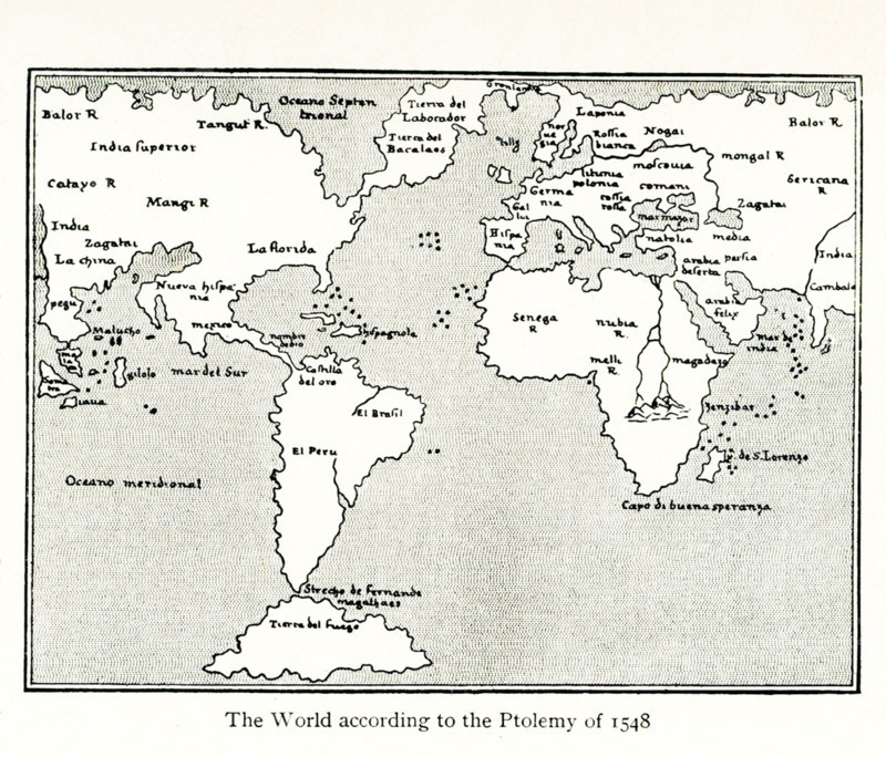 This map by Giacomo Gastaldi (c 1500 – c 1565) was an important Italian cartographer. He is known for his 1548 publication of Ptolemy's Geography, the work in which this map appeared..