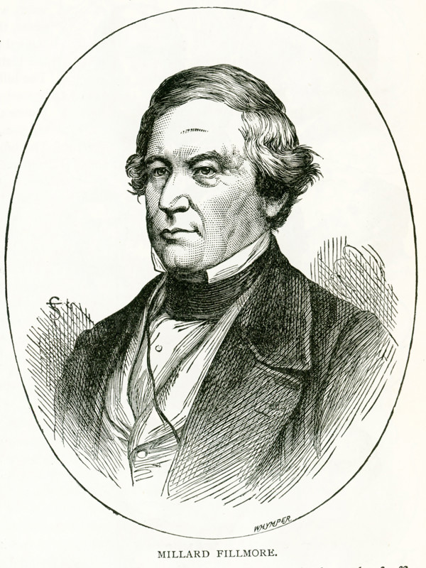 Millard Fillmore, a member of the Whig party, was the 13th President of the United States (1850-1853) and the last President not to be affiliated with either the Democratic or Republican parties.