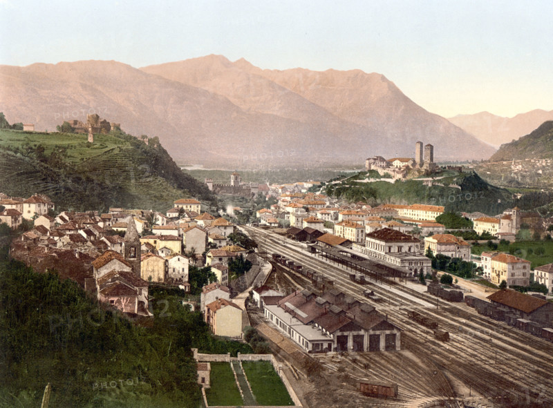 Bellinzona In Ticino In Switzerland / Bellinzona