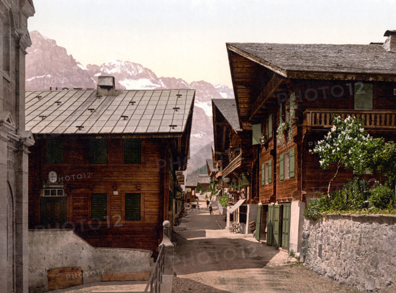 Champery Is A Municipality In The District Of Monthey In The French-Speaking Part Of The Canton Of Valais In Switzerland / Champery