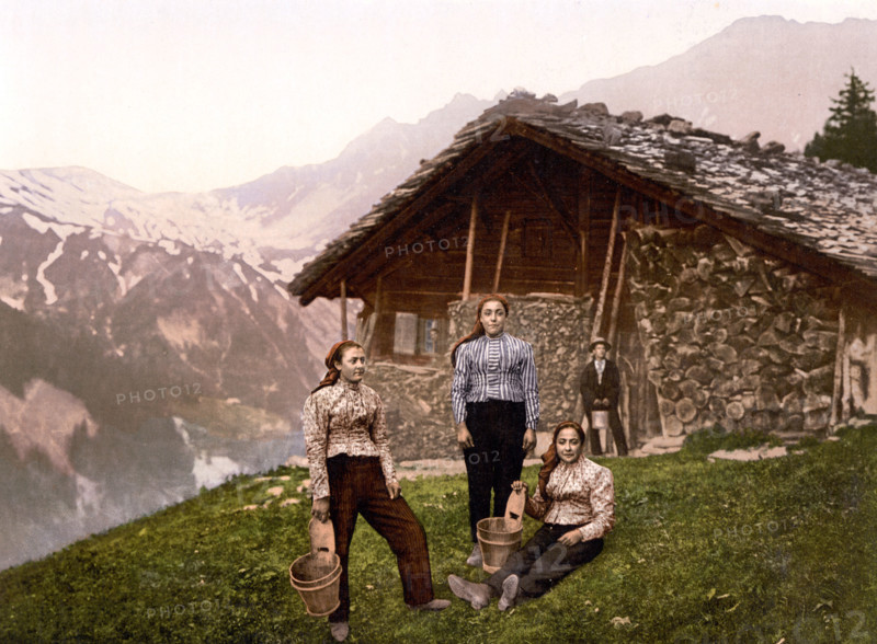 Mountain Hut Near Champery