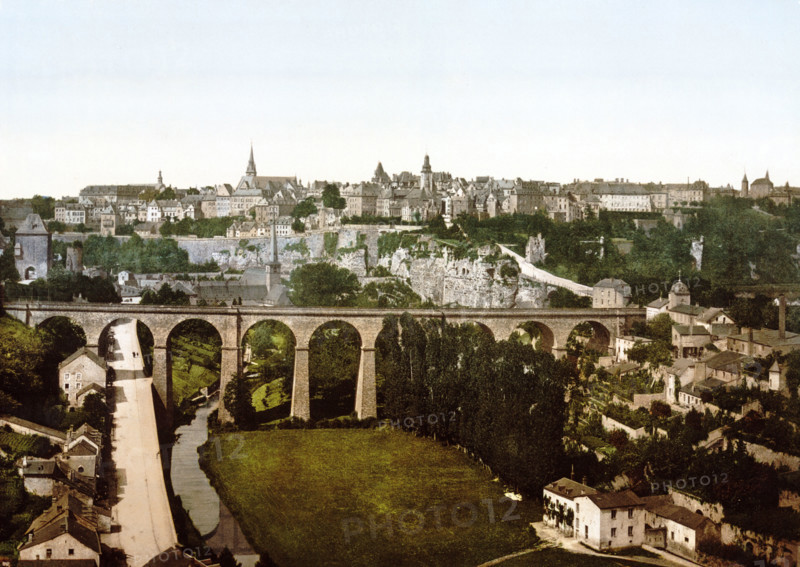 The City Of Luxembourg In The Grand Duchy Of Luxembourg