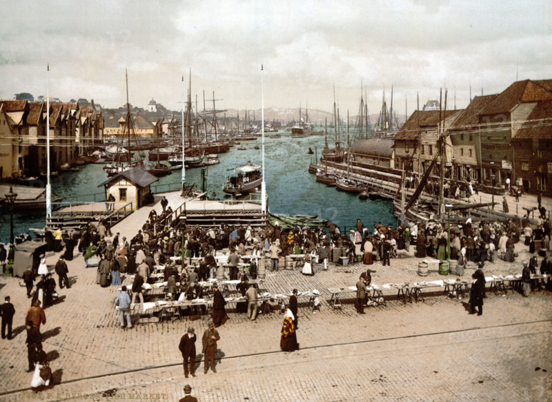 Fish Market In Bergen