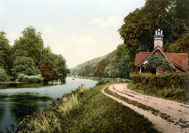 Cliveden From Below The Cookham Ferry