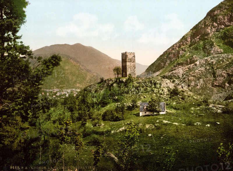 Castle Tower In Bagnères-De-Luchon