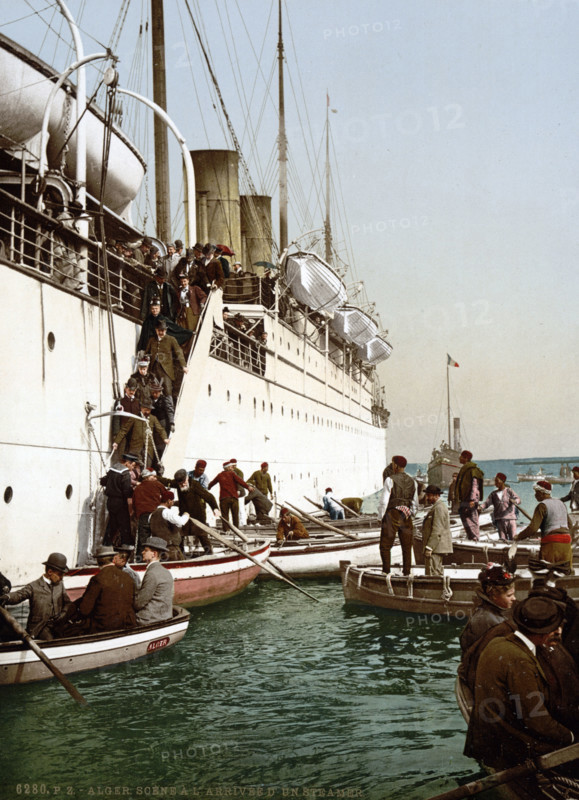 Disembarkation From A Passenger Ship