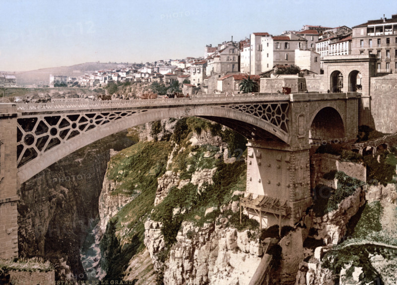 Former El Kantara Bridge Over The Rhumel