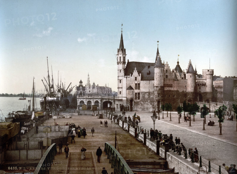 View Of The Steen With The Harbor