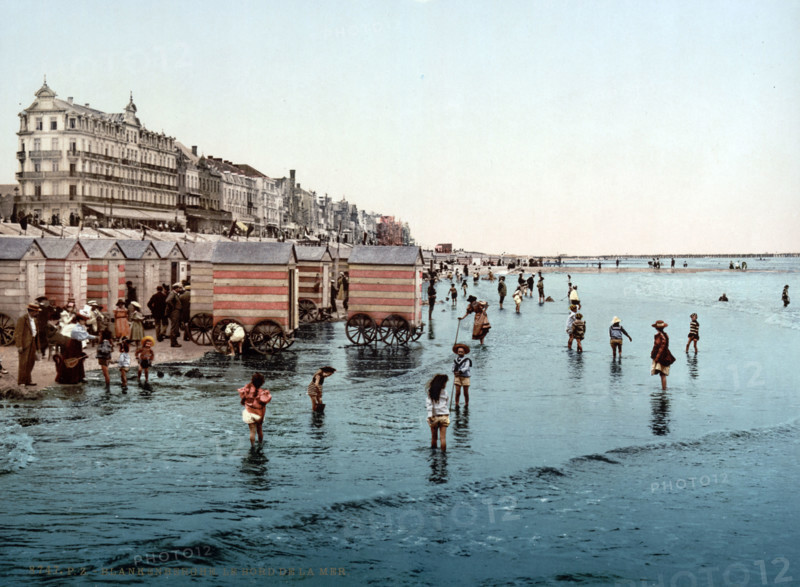 Bathers On The Beach At Blankenberghe