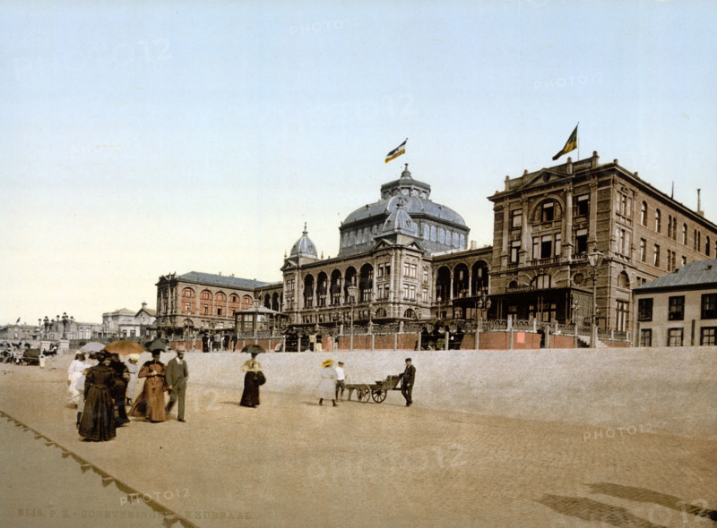 Netherlands, around 1895, Historical, digitally restored reproduction from an original from the 19th century.