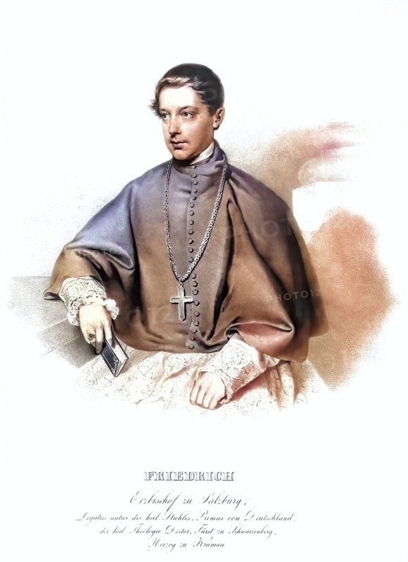 Friedrich Johann Joseph Celestine Prince Of Schwarzenberg (Born April 6, 1809 In Vienna