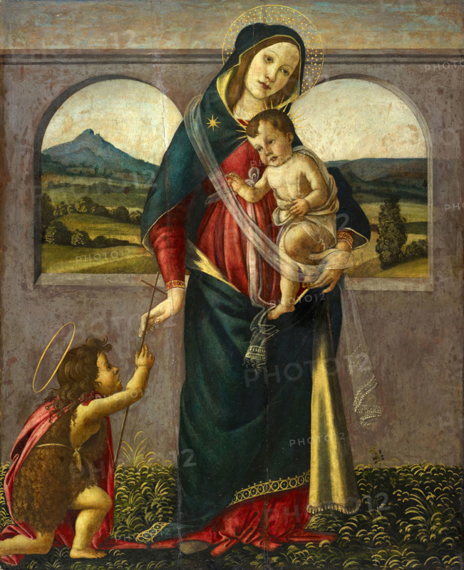 Madonna With Child And Saint John The Baptist