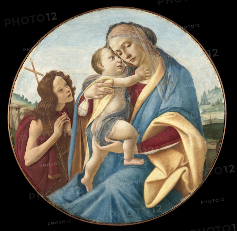 Virgin And Child With The Young John The Baptist (Around 1490)