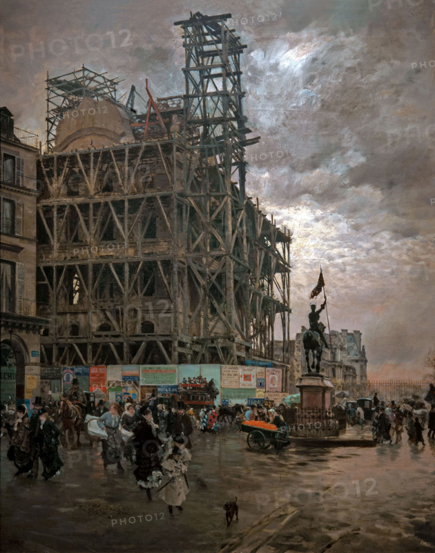 Giuseppe De Nittis 1846-1884 “La Place des Pyramides” 1875