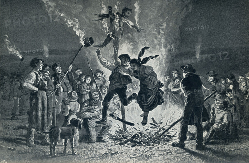 Bonfire in Midsummer 1879