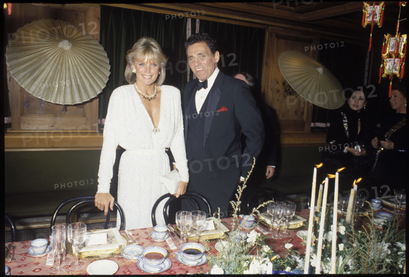 Linda Evans with David Hedison 1983.