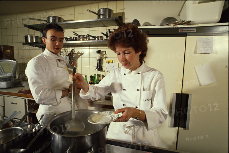 Chef Gaby Keusch, 1988.