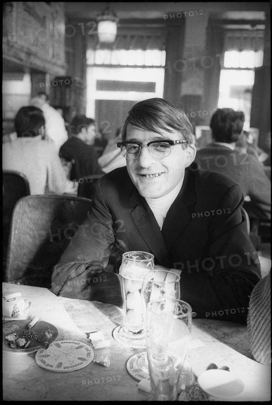 Walther Kauer in a restaurant 1969.