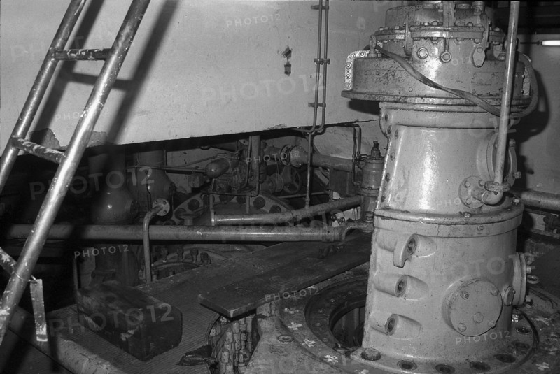 Burst pipe, Waggital power station 1970.
