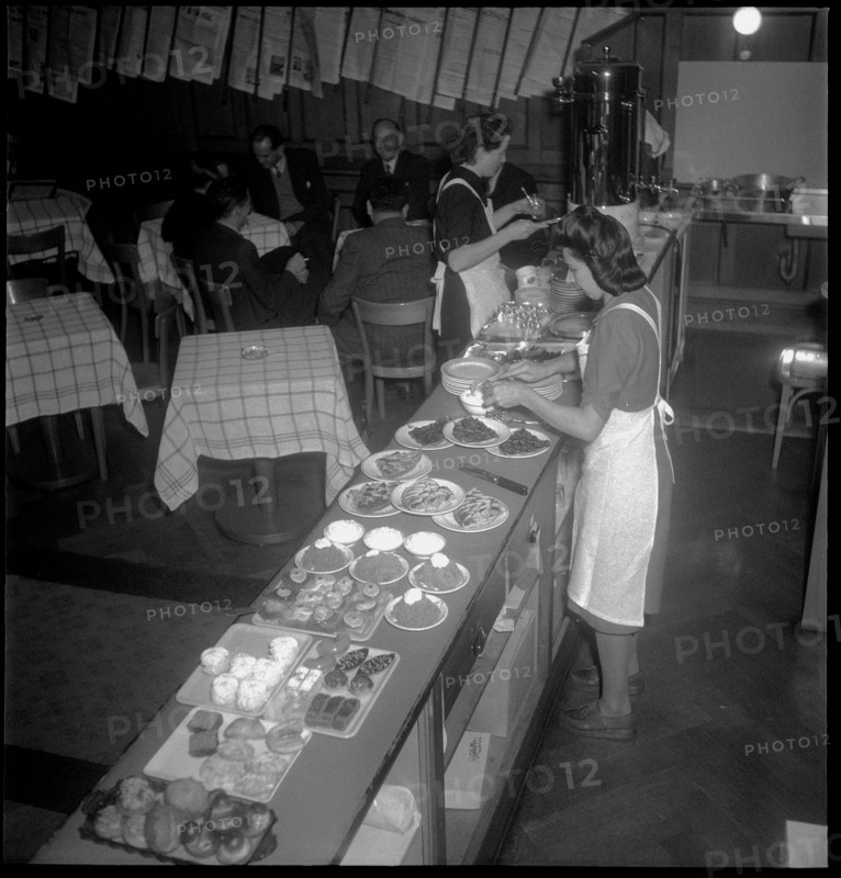 Federal Parliament , Cafeteria; 1949.