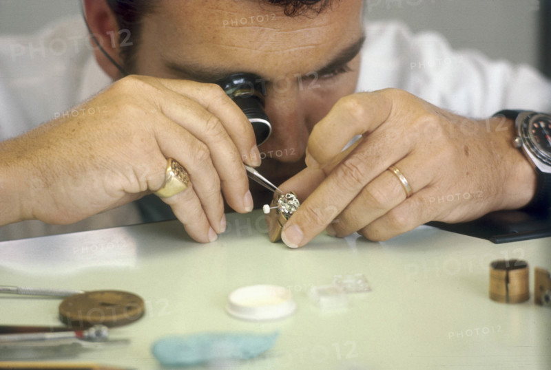 Worker in Watch Factory.