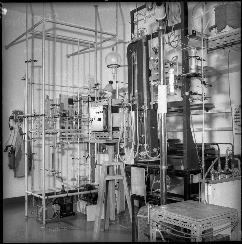 Experiment facilities, Institute of chemistry, ETH Zurich 1955.