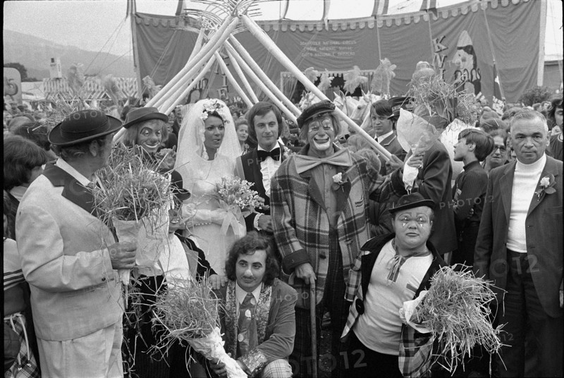 Fredy Knie Jr. marries Mary-Jose Gallant, 1972.
