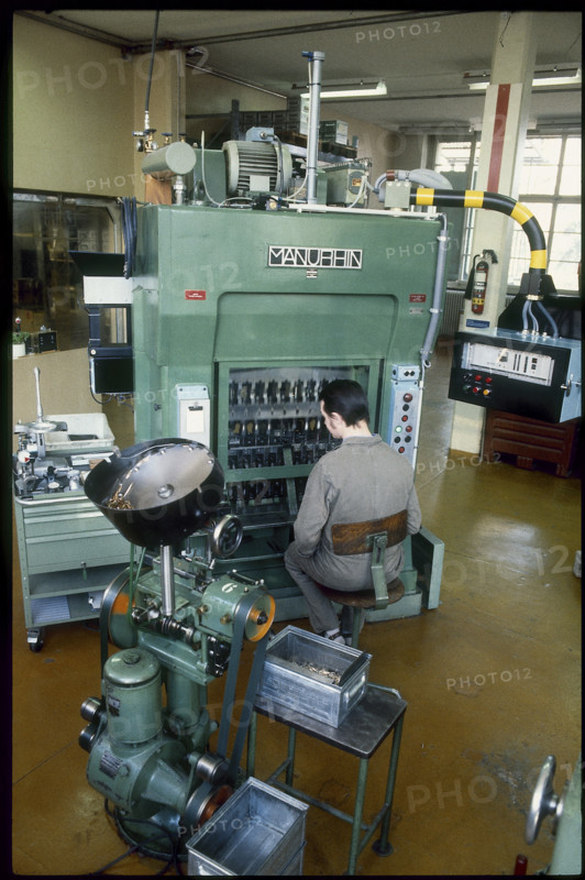 Swiss munitions factory Thun 1980.