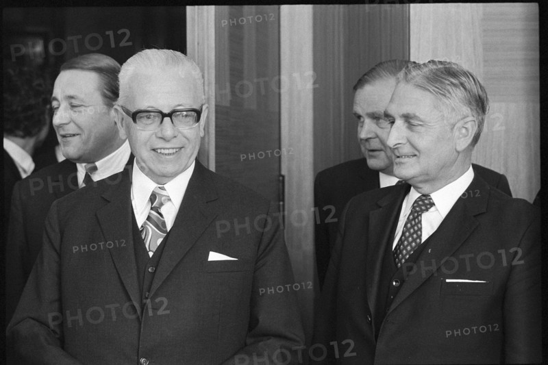 Gustav Heinemann in Switzerland, 1972.