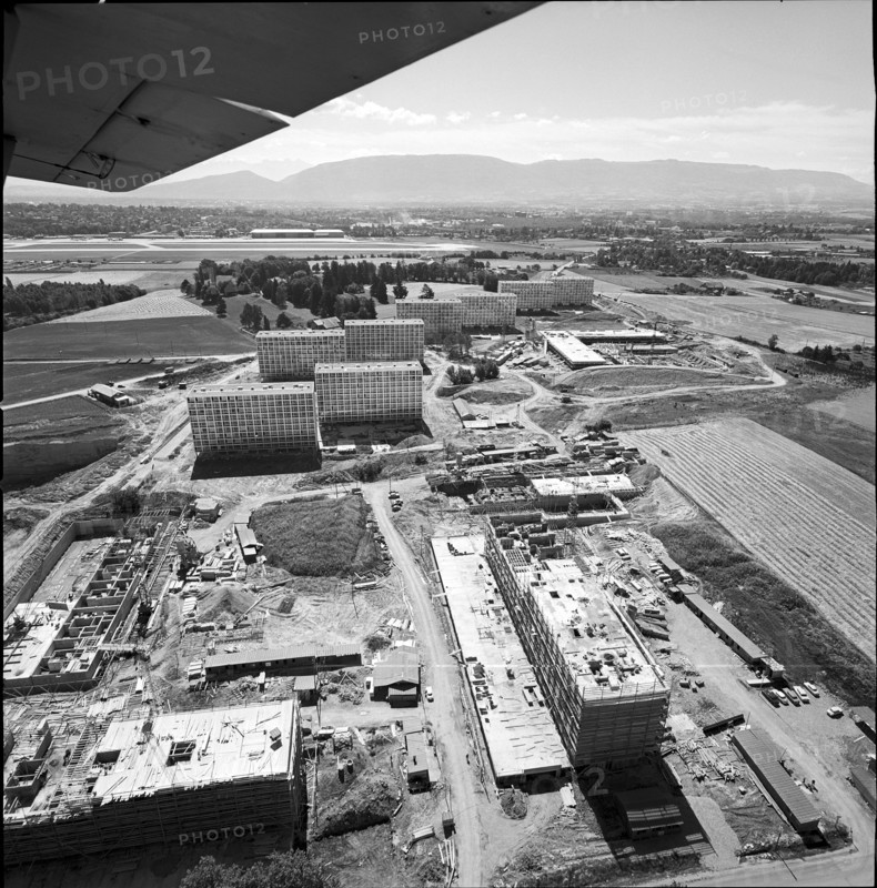 CERN Building site at Meyrin 1962.
