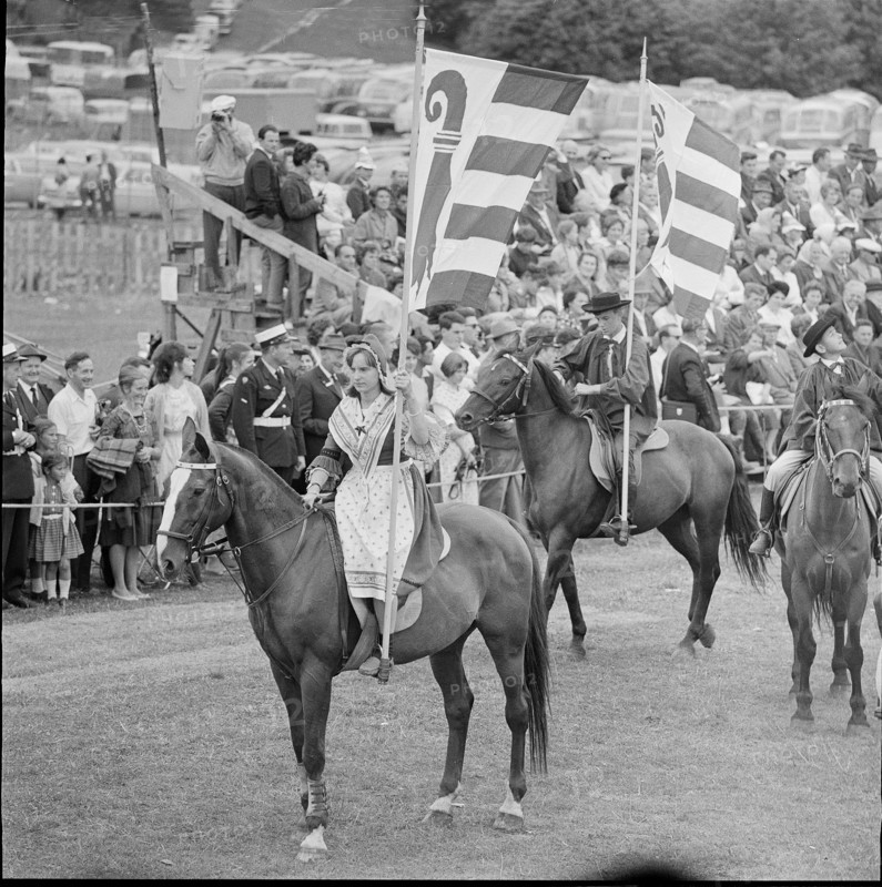 61st Marche-Concours Saignelegier, procession, 1964.