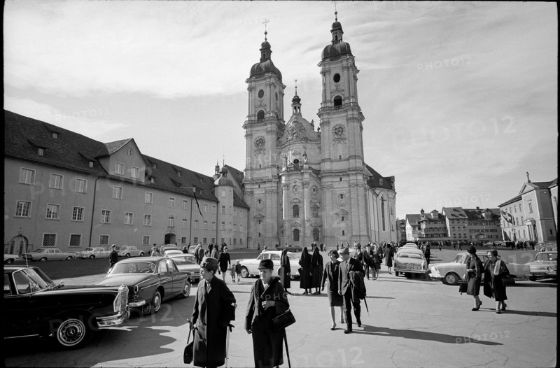 Monastery church St. Gallen 1966.