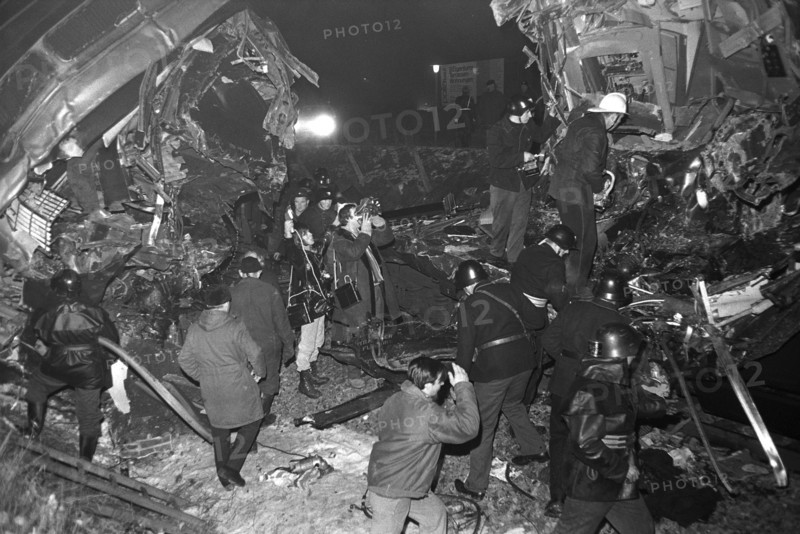 Railway accident in Feldmeilen 1971.