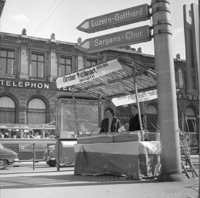 Selling parcels for financing the SAFFA fair 1958.